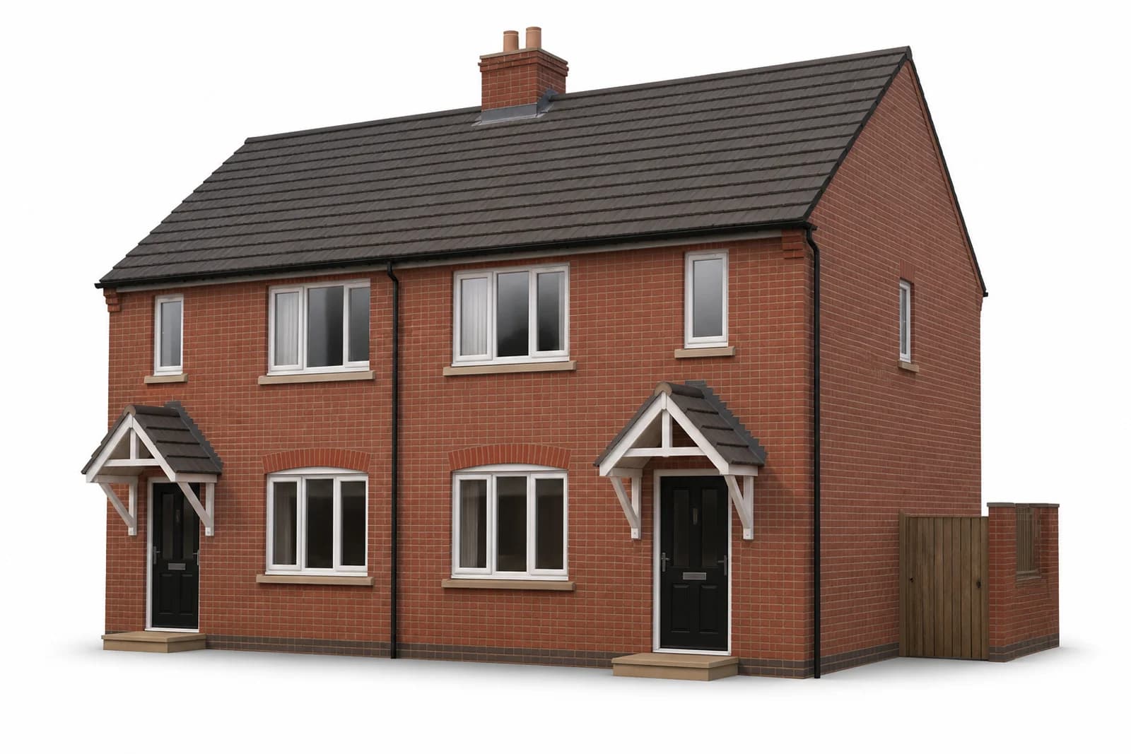 Illustrative UK semi-detached house used for a VIREON property intelligence scan